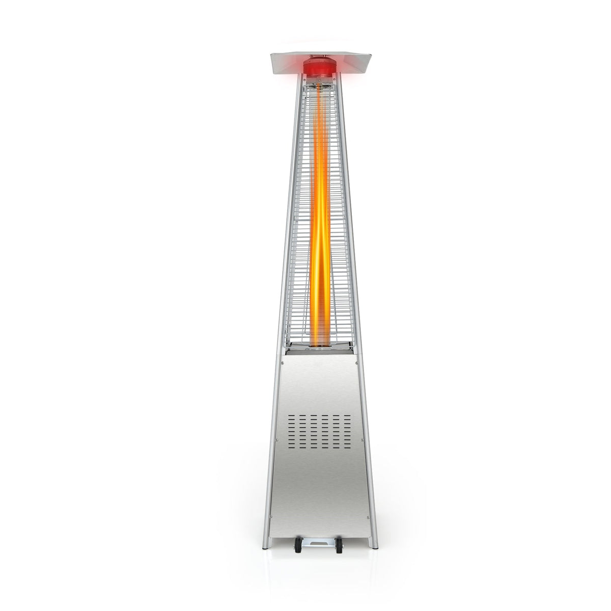 DirectDeals 42,000 BTU Pyramid Propane Patio Heater with Wheels