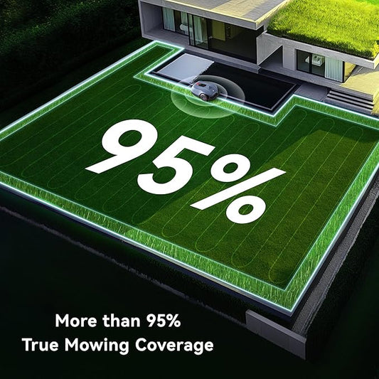 HOOKII Neomow X Robot Lawn Mower – Wire-Free 1-Acre Coverage With 3D LiDAR SLAM+Vision Mapping, 4G App Control, AI Obstacle Avoidance & Anti-Theft