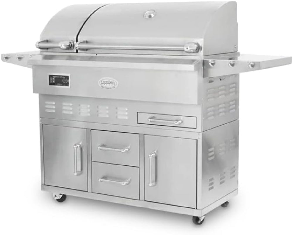 Wood Pellet Grill and Smoker with Cart, Estate Series 860C