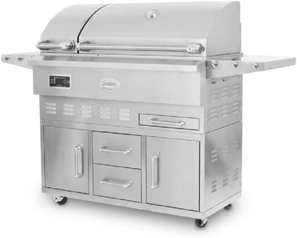 Wood Pellet Grill and Smoker with Cart, Estate Series 860C