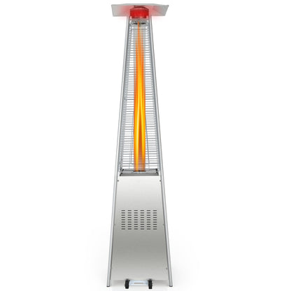 DirectDeals 42,000 BTU Pyramid Propane Patio Heater with Wheels