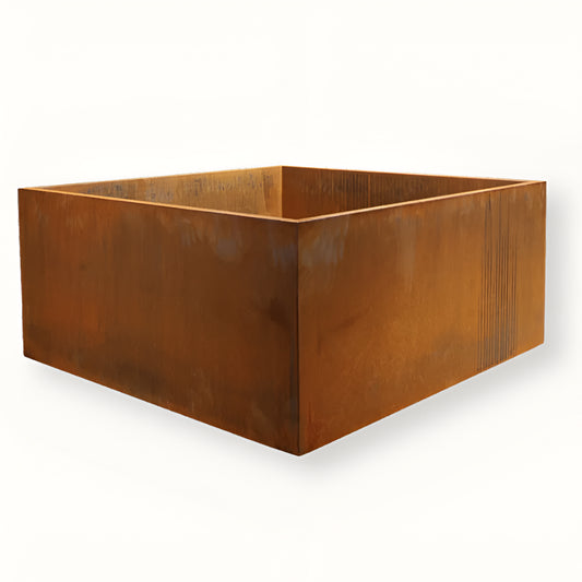 The Jackson Hand-Welded Double-Wall Corten Steel Outdoor Fire Pit