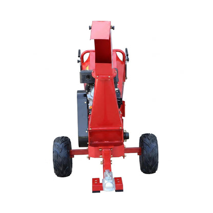 Towable Small Wood Chipper for Home Use With 420cc Powerhorse OHV Engine, 16" Off-Road Tires & 2" Coupler