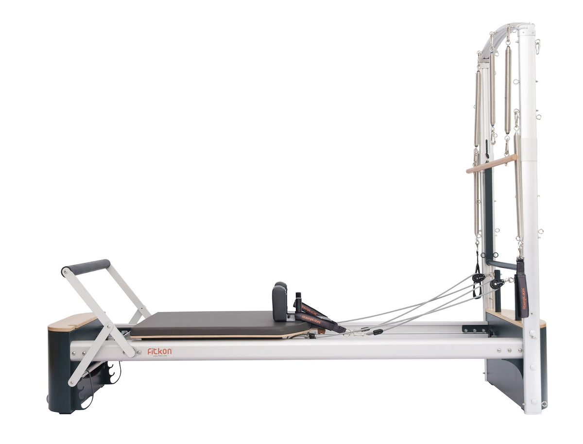 Fitkon Pro Plus Pilates Reformer Deluxe Bundle with Tower