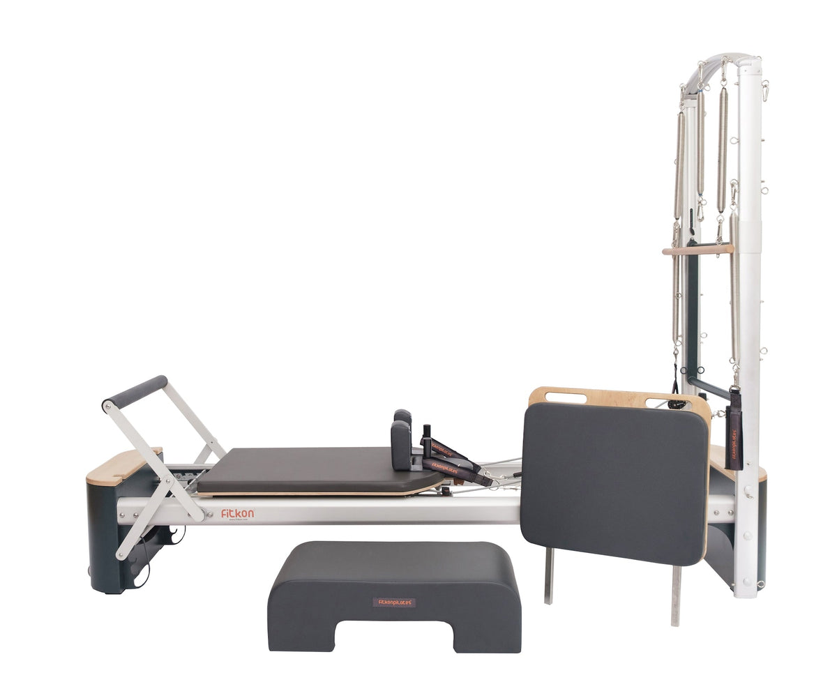 Fitkon Pro Plus Pilates Reformer Deluxe Bundle with Tower
