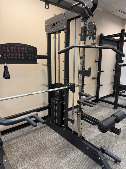 SFE Power Rack, Smith Machine & Functional Trainer – Dual 220 lb Stacks