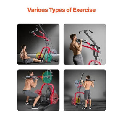 VEVOR HM2901A Leverage Home Gym with Lat Pulldown & Low Row