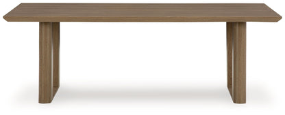 Serene Bay 7-Piece Outdoor Dining Set – Dark Brown, Seats 6