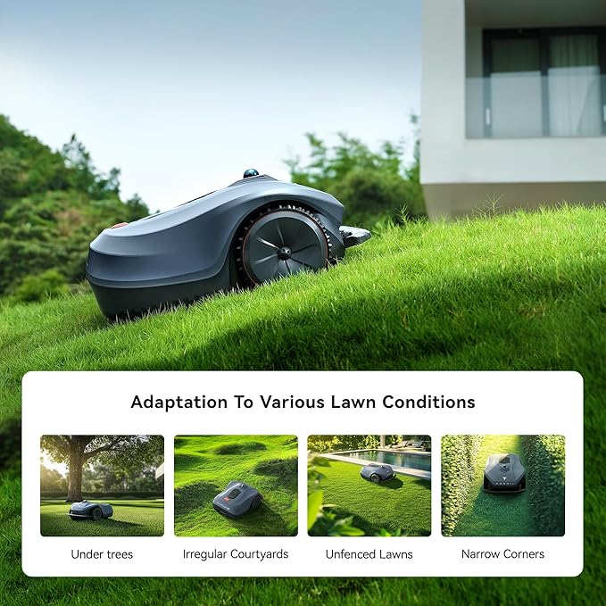 HOOKII Neomow X Pro Robot Lawn Mower – Wire-Free 1.5-Acre Coverage With 3D LiDAR SLAM+Vision, 4G App Control, AI Obstacle Avoidance, 17.5 Ah Battery & Anti-Theft