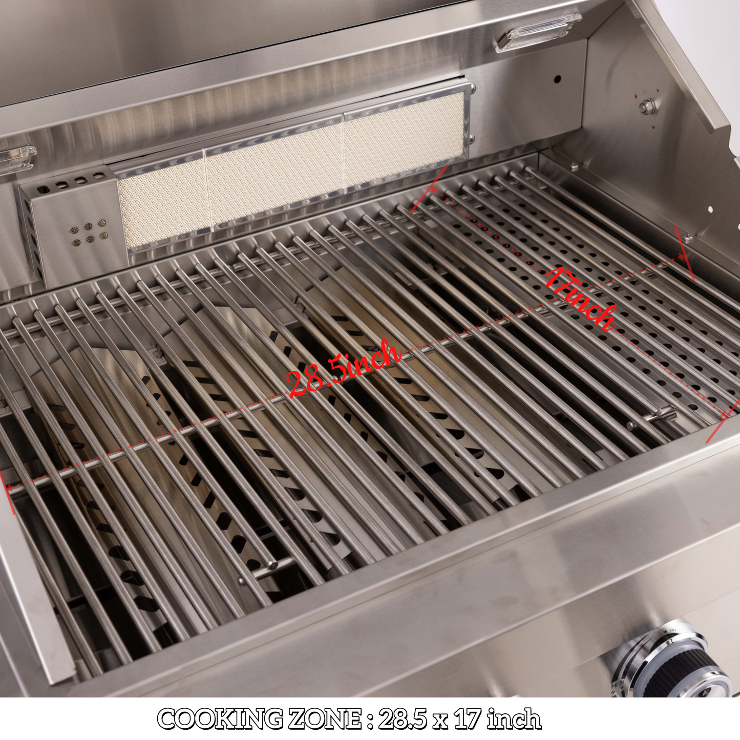 79" 4-Burner 72,000 BTU Black Outdoor Kitchen Island Grill + Side Burner + Rotisserie kit +Sink
