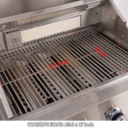 79" 4-Burner 72,000 BTU Black Outdoor Kitchen Island Grill + Side Burner + Rotisserie kit +Sink