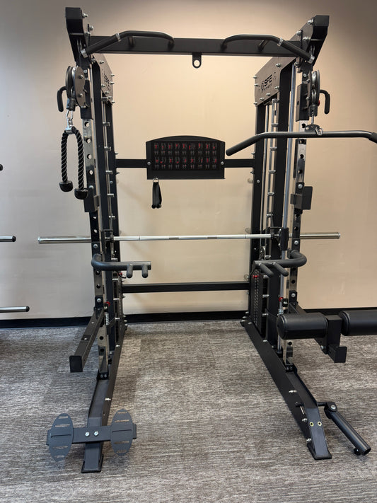 SFE Power Rack, Smith Machine & Functional Trainer – Dual 220 lb Stacks