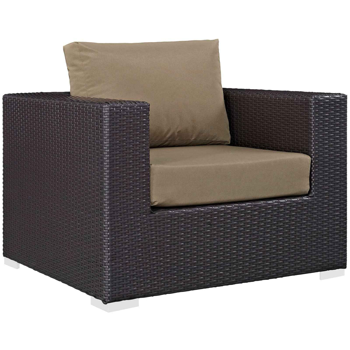 Modway Convene 10-Piece Outdoor Sectional Lounge Set – Modular, Weather-Resistant Cushions, Removable Covers, 3 Color Options