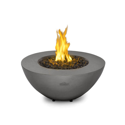 Patio Elegance Nexus 36" Round Outdoor Propane Fire Table With Adjustable Flame, Safety Shut-Off & Weather-Resistant Build