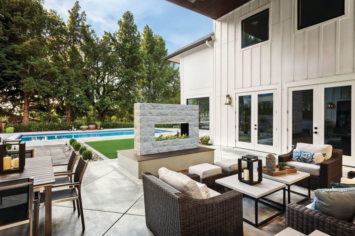 Patio Elegance Galaxy 50 Outdoor Gas Fireplace (GSS50) With Adjustable Flame, Auto Shut-Off & Flame Sensor Safety