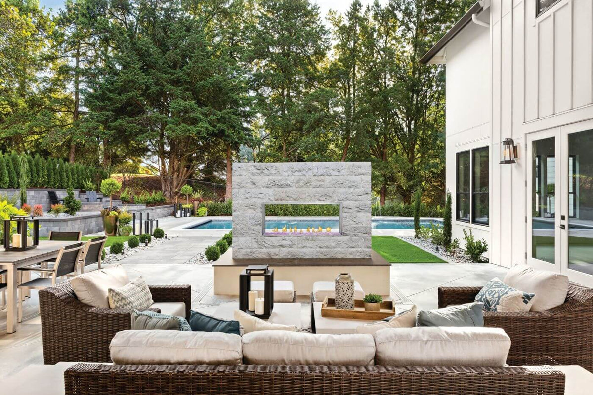 Patio Elegance Galaxy 50 Outdoor Gas Fireplace (GSS50) With Adjustable Flame, Auto Shut-Off & Flame Sensor Safety