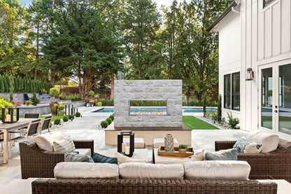 Patio Elegance Galaxy 50 Outdoor Gas Fireplace (GSS50) With Adjustable Flame, Auto Shut-Off & Flame Sensor Safety