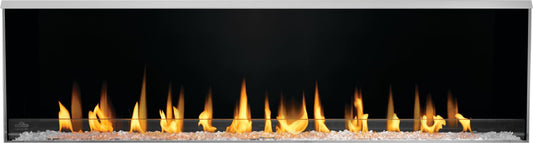 Patio Elegance Galaxy GSS74 Outdoor Gas Fireplace With High BTU Output, Auto Shut-Off, Safety Glass & Year-Round Design