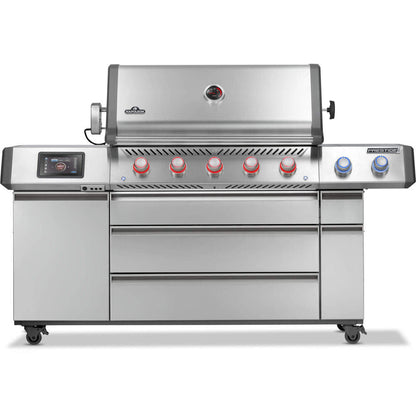 Napoleon Prestige® PRO 665 Elite 5-Burner Gas Grill With Smart Technology, Electric Smoker Box, SIZZLE ZONE® & Rotisserie Kit