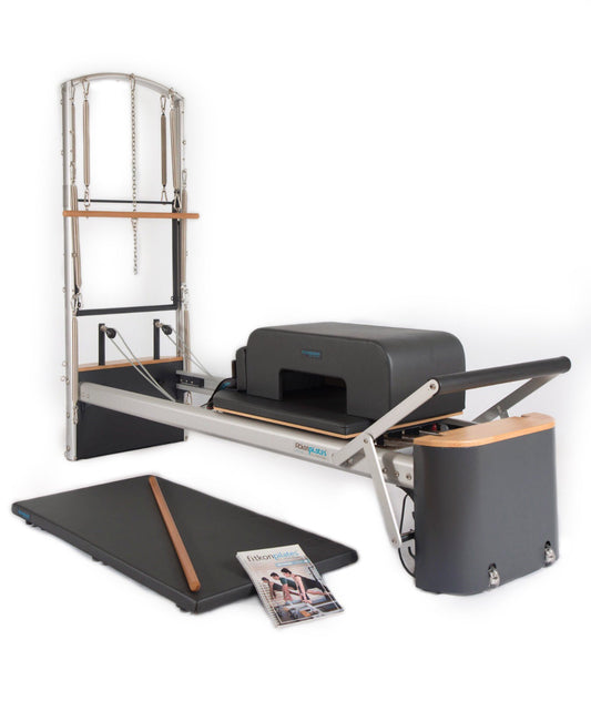 Fitkon Pro Plus Pilates Reformer Deluxe Bundle with Tower