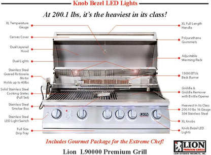 90823 40" Natural Gas Grill
