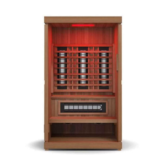 Finnmark FD-4 Trinity 2-Person Home Sauna – Infrared, Steam & Red Light Therapy Combo [FD-KN004] (SAK41865)