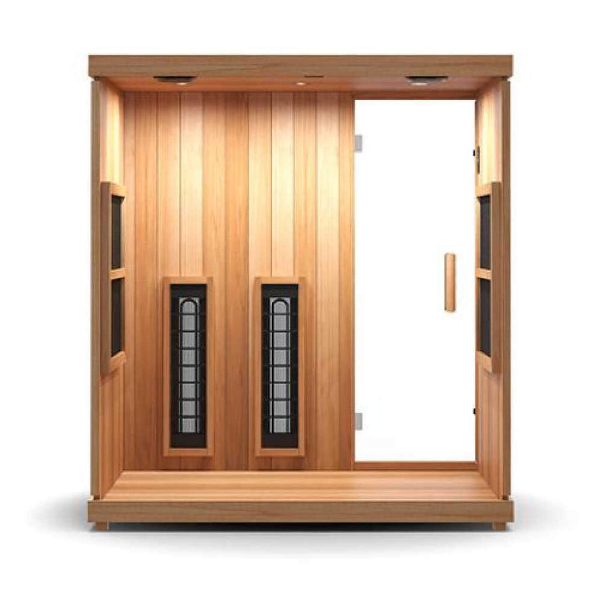 Finnmark FD-3 Full Spectrum 4-Person Home Infrared Sauna With Bluetooth Audio, LCD Touchscreen & Adjustable Feet [FD-KN003] (SAK52689)