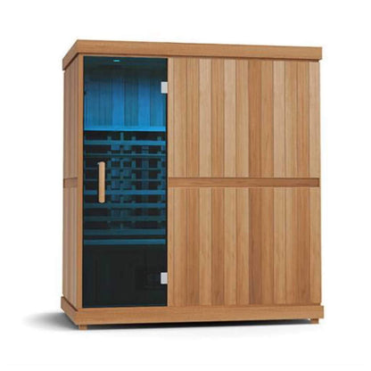 Finnmark FD-3 Full Spectrum 4-Person Home Infrared Sauna With Bluetooth Audio, LCD Touchscreen & Adjustable Feet [FD-KN003] (SAK52689)