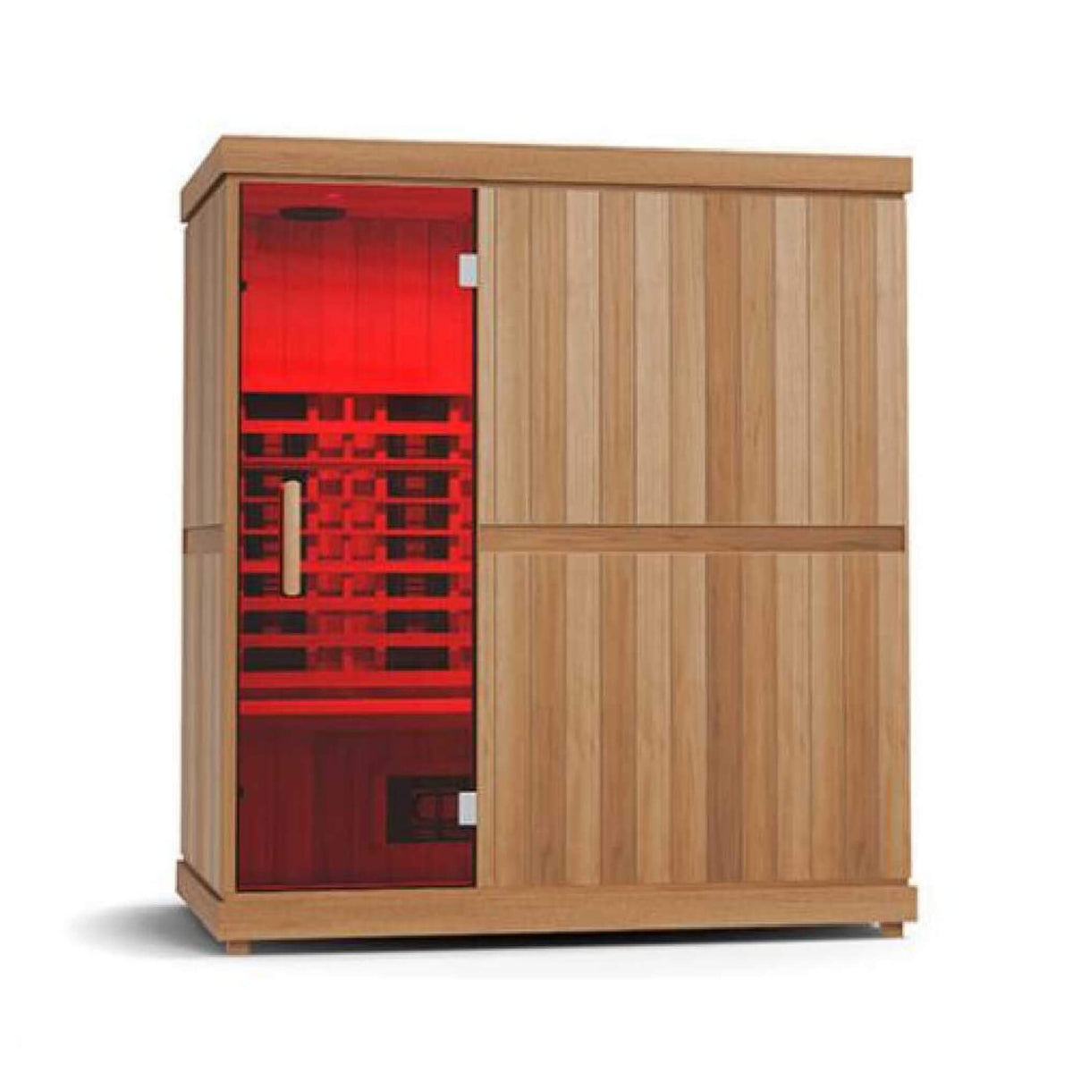 Finnmark FD-3 Full Spectrum 4-Person Home Infrared Sauna With Bluetooth Audio, LCD Touchscreen & Adjustable Feet [FD-KN003] (SAK52689)
