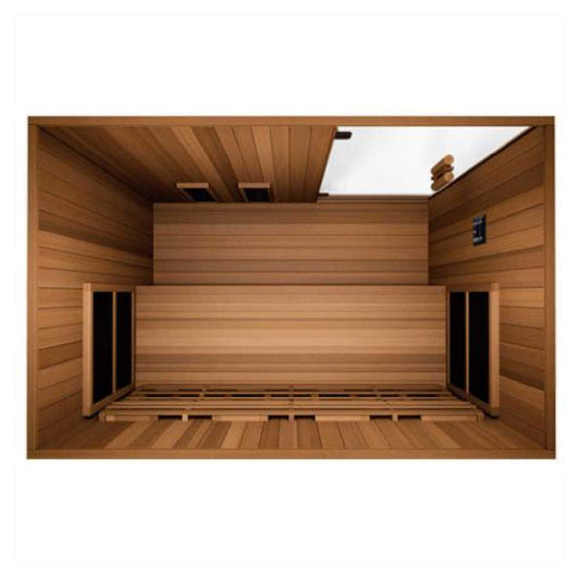 Finnmark FD-3 Full Spectrum 4-Person Home Infrared Sauna With Bluetooth Audio, LCD Touchscreen & Adjustable Feet [FD-KN003] (SAK52689)