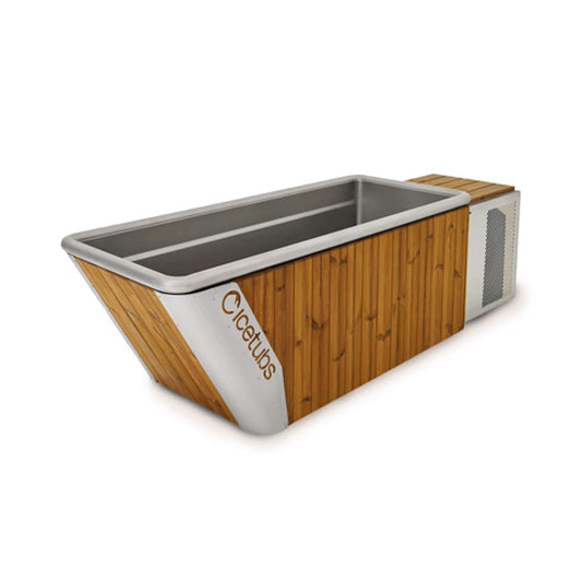 IceTubs IceBath Thermowood & Stainless Steel Cold Plunge – Large or XL