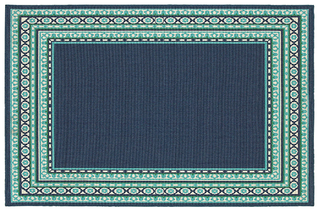 Meridian Power-Loomed Polypropylene Indoor/Outdoor Rug