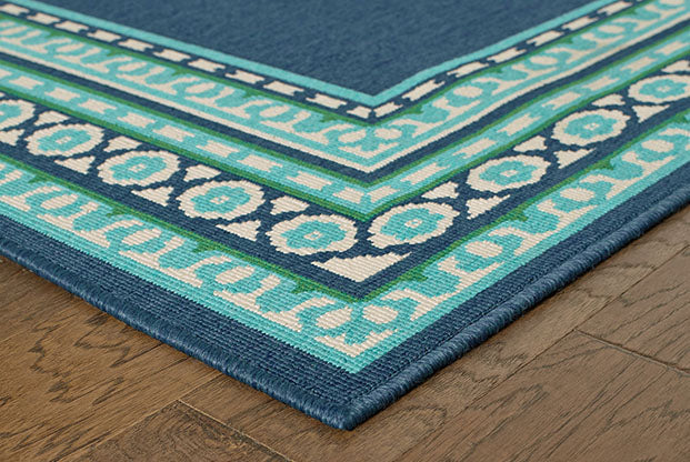 Meridian Power-Loomed Polypropylene Indoor/Outdoor Rug